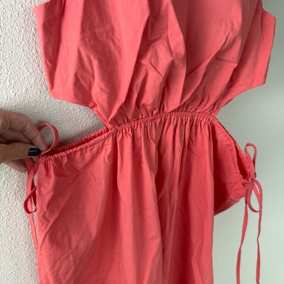 New Rails Yvette Midi Dress Spiced Coral Cut Out NWT Boho Casual Women’s Small - Picture 6 of 16